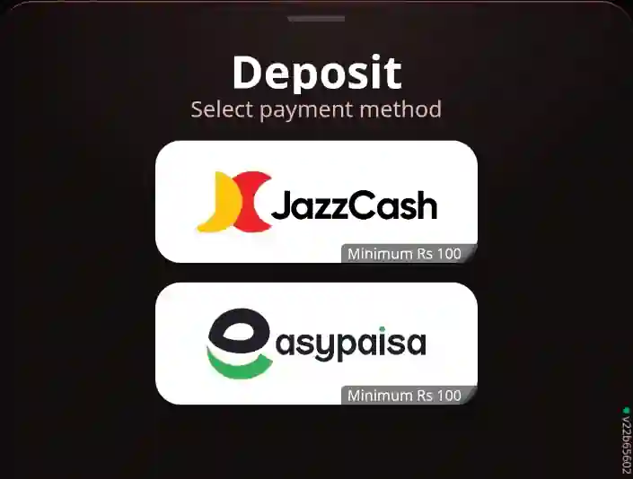 Deposit Hotpk game