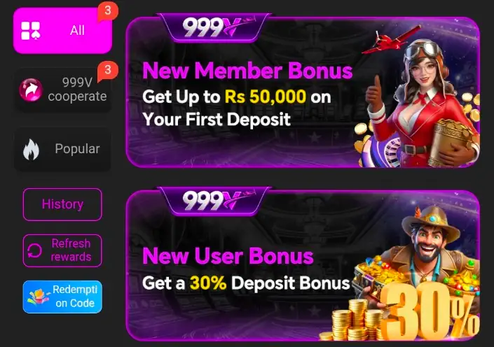 999v offers